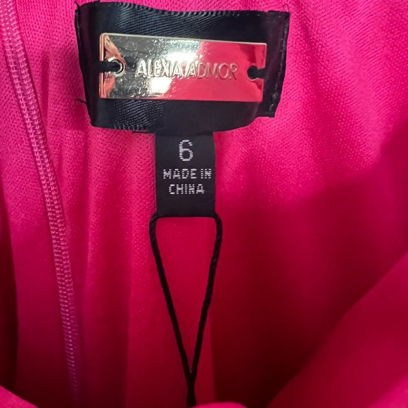 Alexia Admor for Boston Proper Pink One Shoulder Jumpsuit -6 - Picture 5 of 8